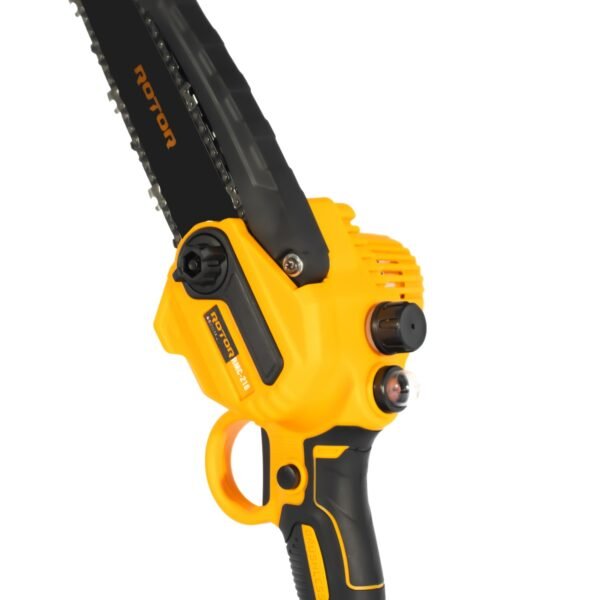 rotor rmc218 безчетков мини верижен трион 8″/20 см – 2x4ah батерии и куфар