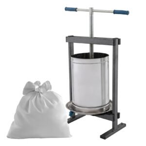 Преса за грозде vilen inox 20 l, двойна вана