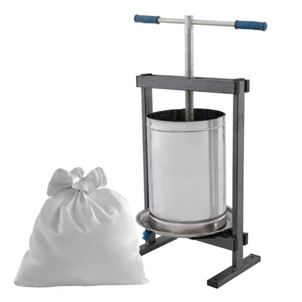 Преса за грозде vilen inox 20 l, двойна вана