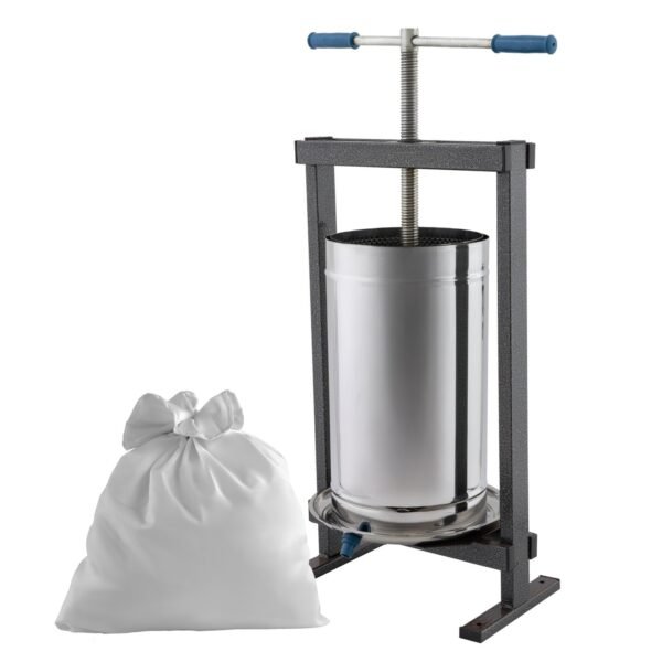 Преса за грозде vilen inox 25 l, двойна вана